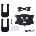 Amporea black LED face mask spa kit with mask, eye attachment, controller and pouch